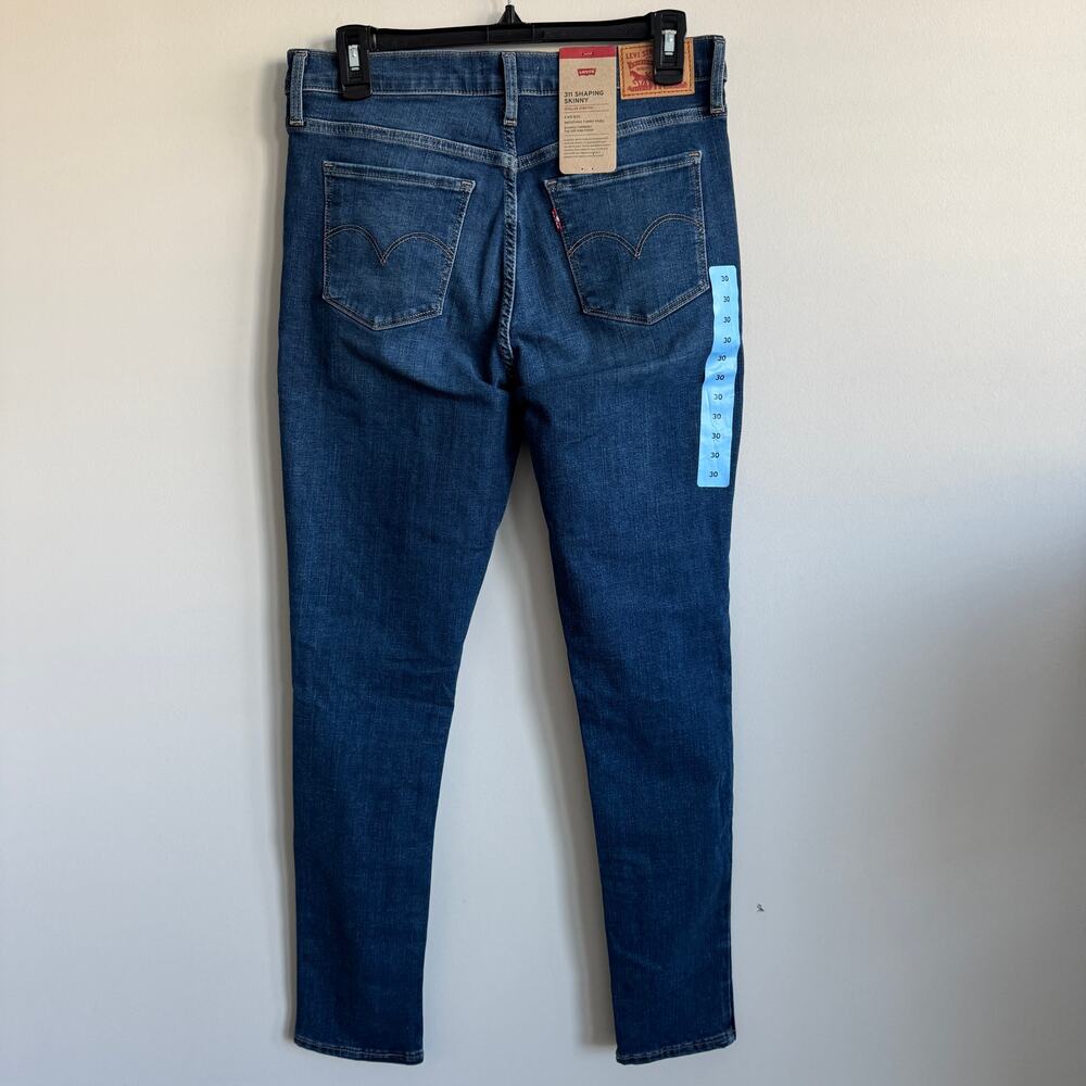 Levi's 311 Shaping Skinny Jeans Stretch Smoothing Mid Rise 30x30 NWT - Picture 3 of 7
